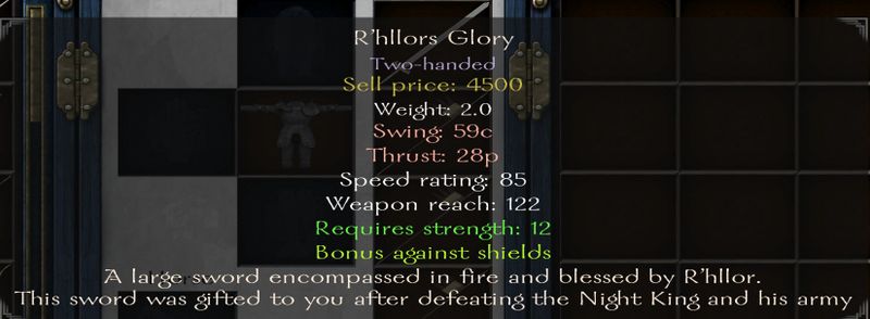 r'hollors glory