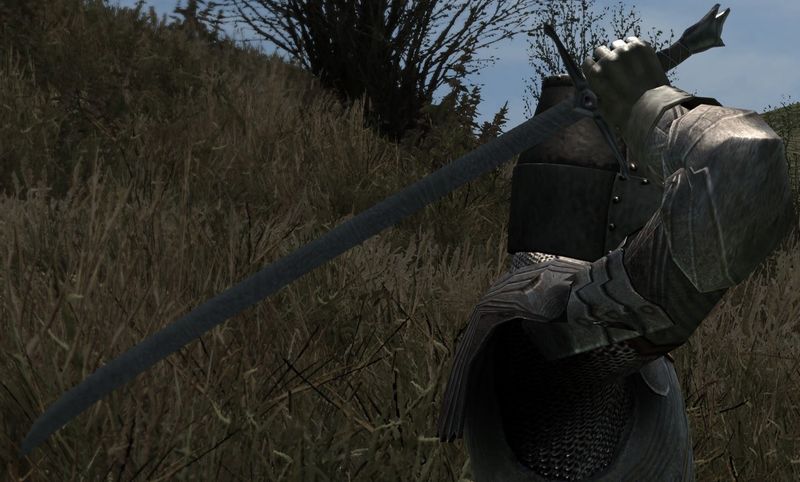 valyrian steel longsword wielded